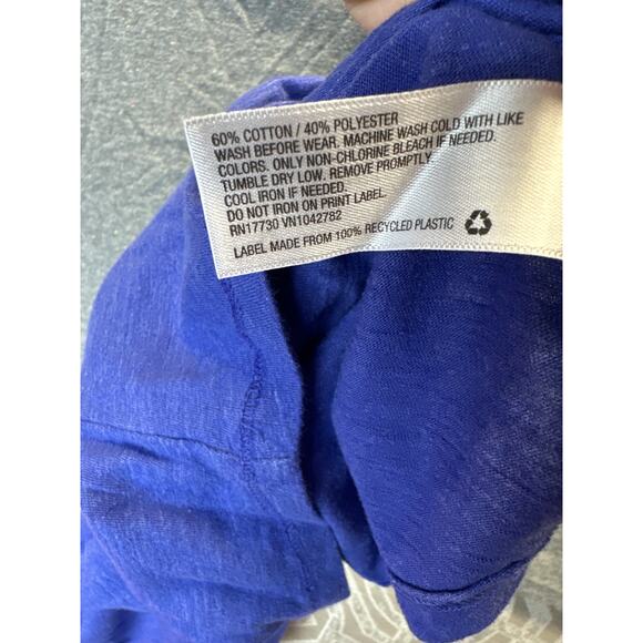 Cat & Jack Girls Long Sleeve Shirt Size 7/8 Gray Violet Colorful Speck Heather - Picture 8 of 9